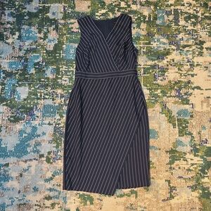 Banana Republic Navy Striped Dress